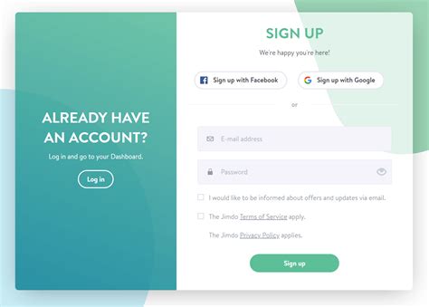 jimdo login